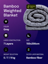 Kołdra obciążeniowa z bambusa