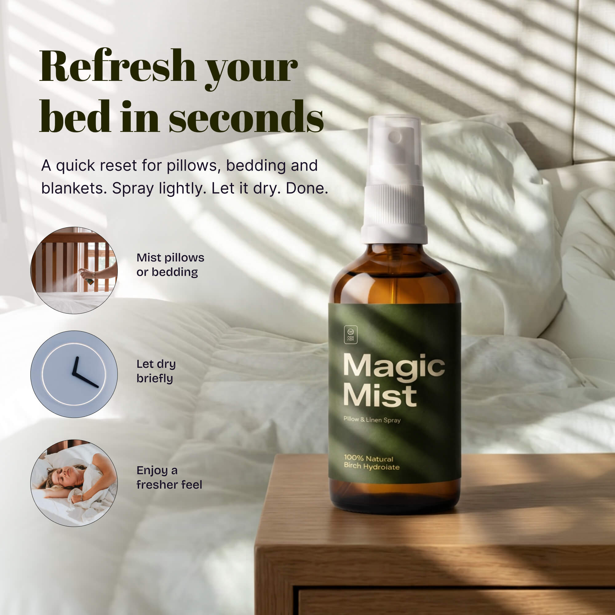 Organic Birch Pillow & Bedding Spray