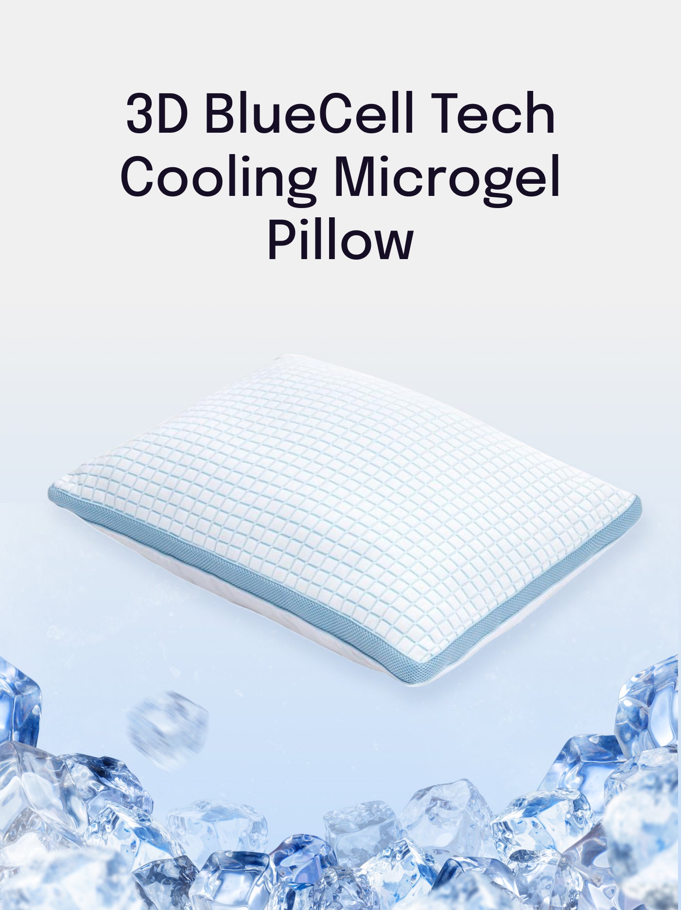 Chłodząca Poduszka Mikrożelowa 3D BlueCell Tech