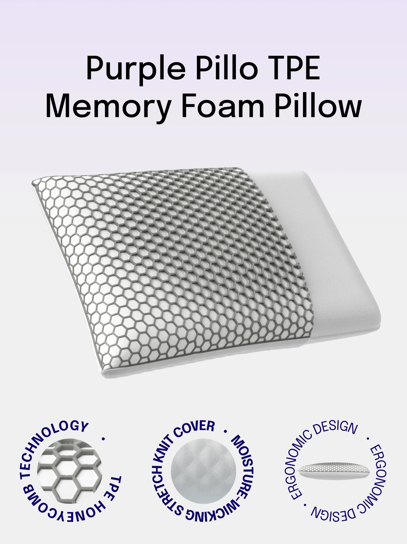 Poduszka TPE Memory Foam