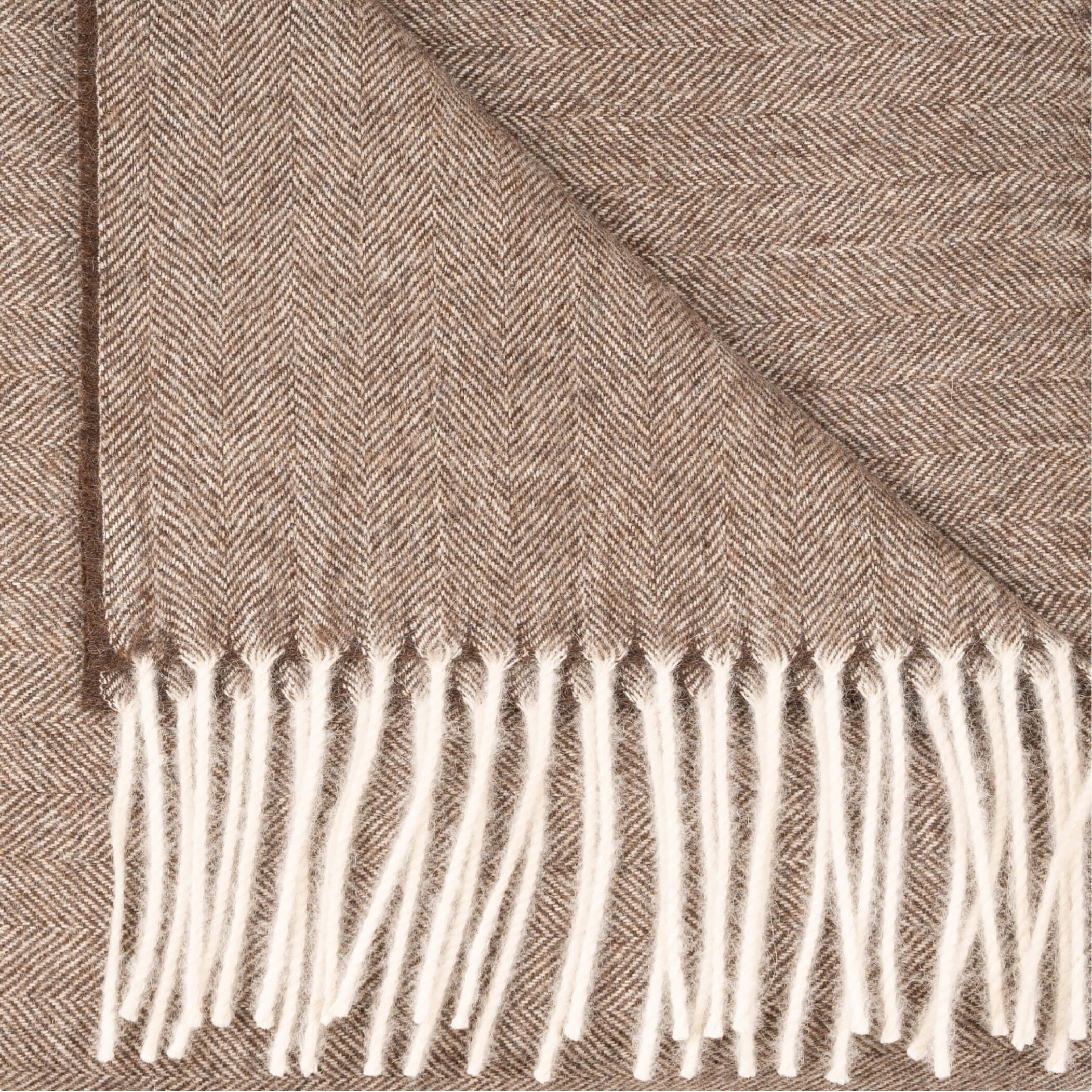 Pled Alpaka Herringbone Chocolate