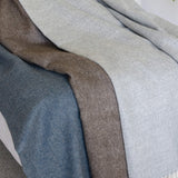 Pled Alpaka Herringbone Deep Blue