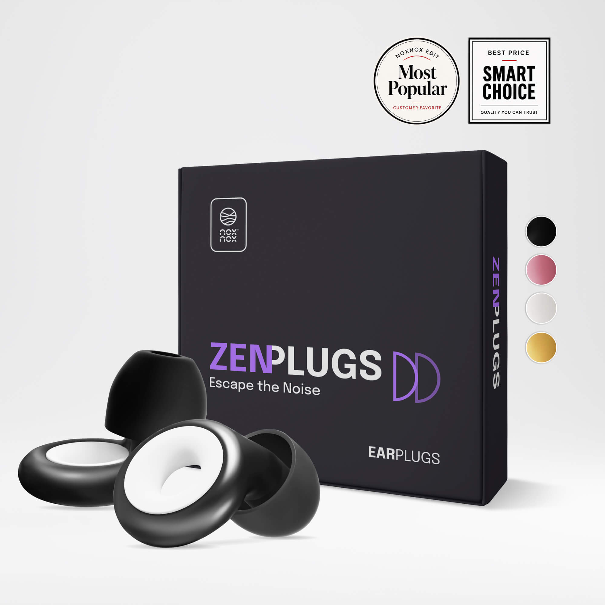 Zatyczki/stopery do uszu NOXNOX® Zenplugs